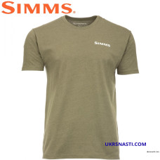 Футболка Simms Trout On My Mind T-Shirt Military Heather